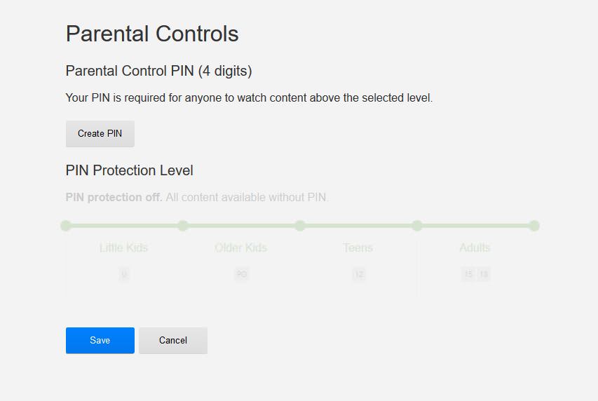 parental controls in netflix adding pin