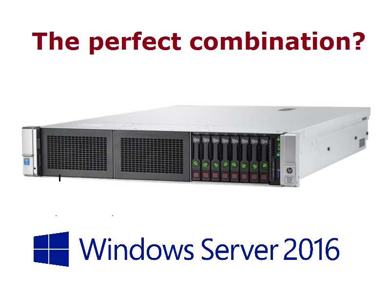 hpe servers and windows server 2016 the perfect combination