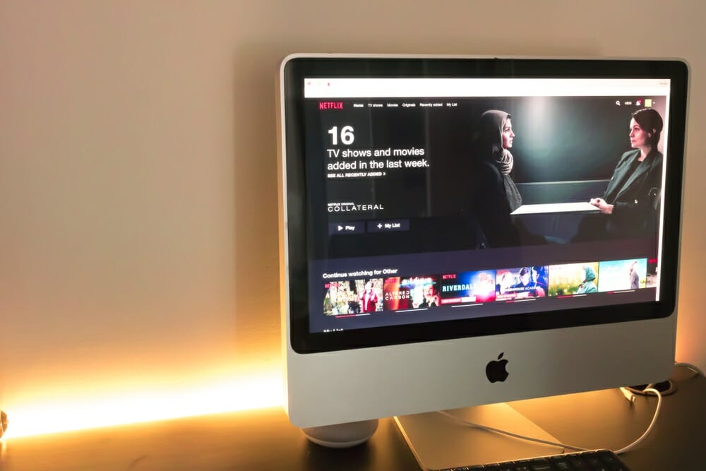 netflix on monitor - streaming overtakes pay tv
