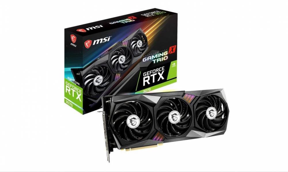 MSI RTX 3070 gaming x trio graphics card review