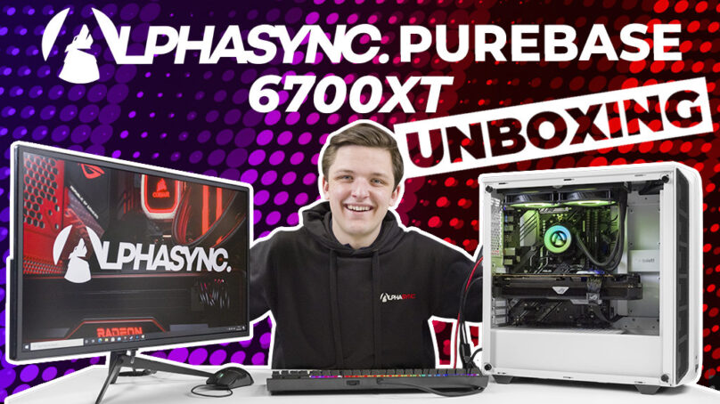 Unboxing the Alphasync Pure Base 6700XT Gaming PC