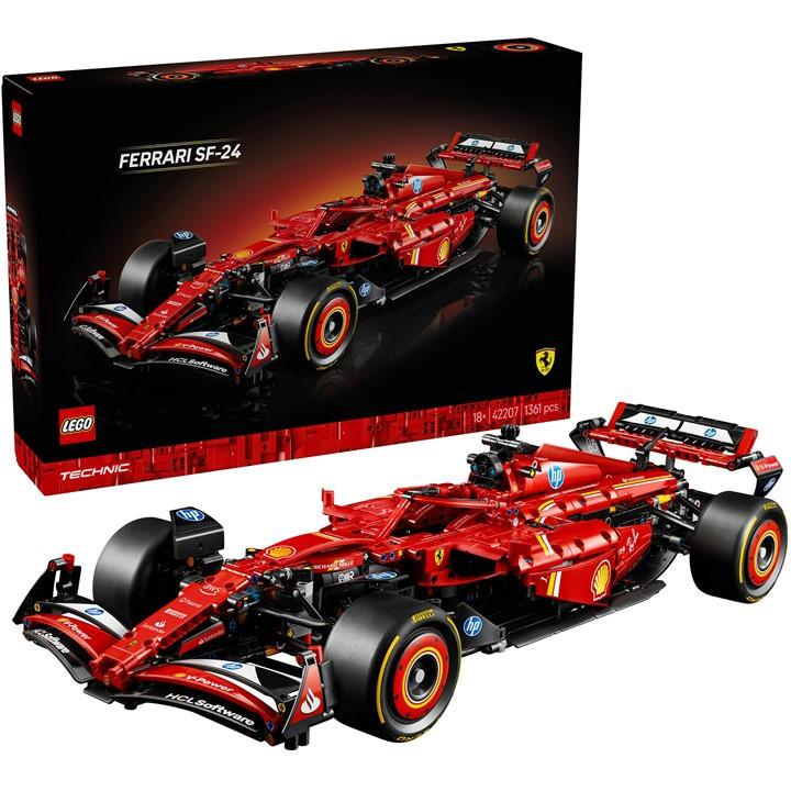 Lego Technic Men's Ferrari Sf-24 F1 Car Model Size 1 - Image 6