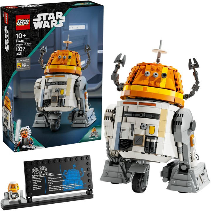LEGO Star Wars 75416 Chopper (C1-10P) Astromech Droid Figure - Image 7