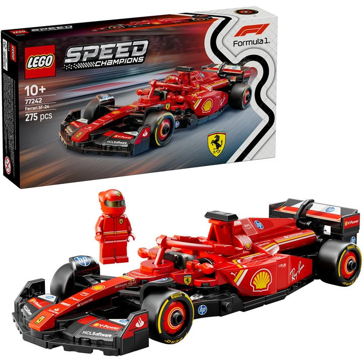 LEGO Speed Champions Ferrari SF-24 F1 Race Car Driver Set 77242 - Image 21