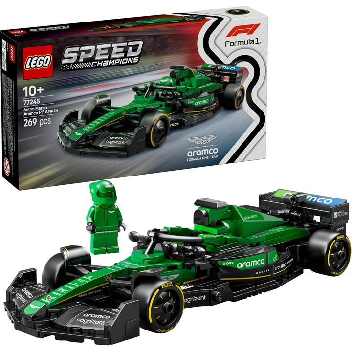 LEGO SPEED CHAMPIONS: Aston Martin Aramco F1 Amr24 Race Car (77245) - Image 15