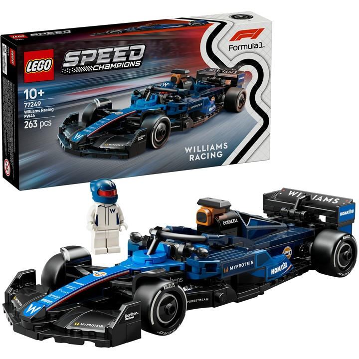 Lego Boys Speed Champions 77249 Williams Racing Fw46 F1 Race Car Multi - Image 11