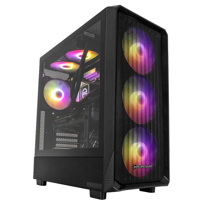 Pcspecialist Black Wraith 184 Gaming Pc - Ryzen 7 7800X3d Rx 9070 Xt 16Gb 16Gb Ram 1Tb Ssd - 4K Gaming, Sports Direct - Image 2