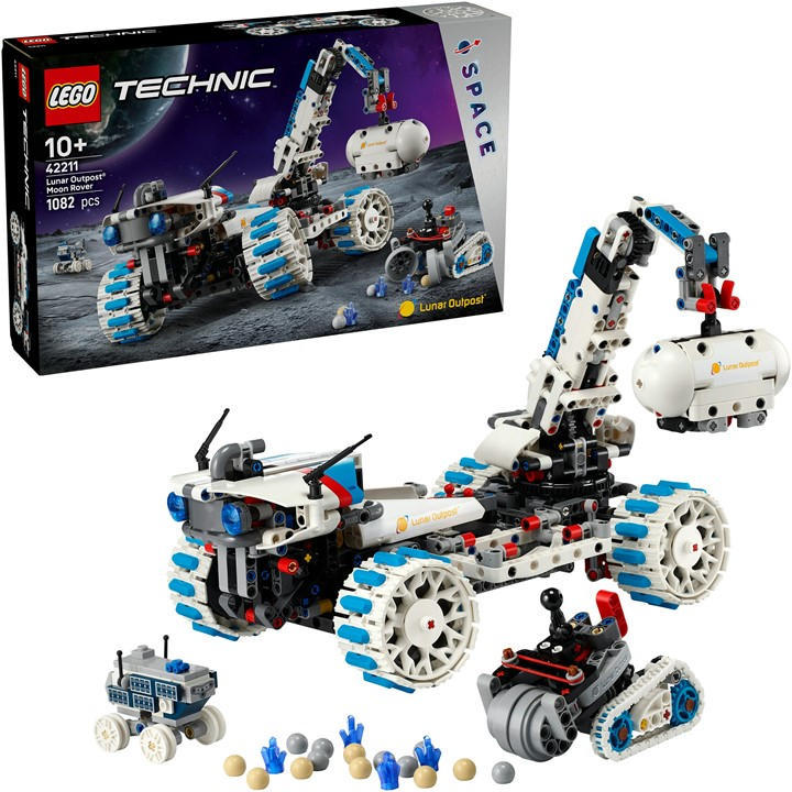 Lego Technic Lunar Outpost Moon Rover Space Vehicle 42211 - Image 6