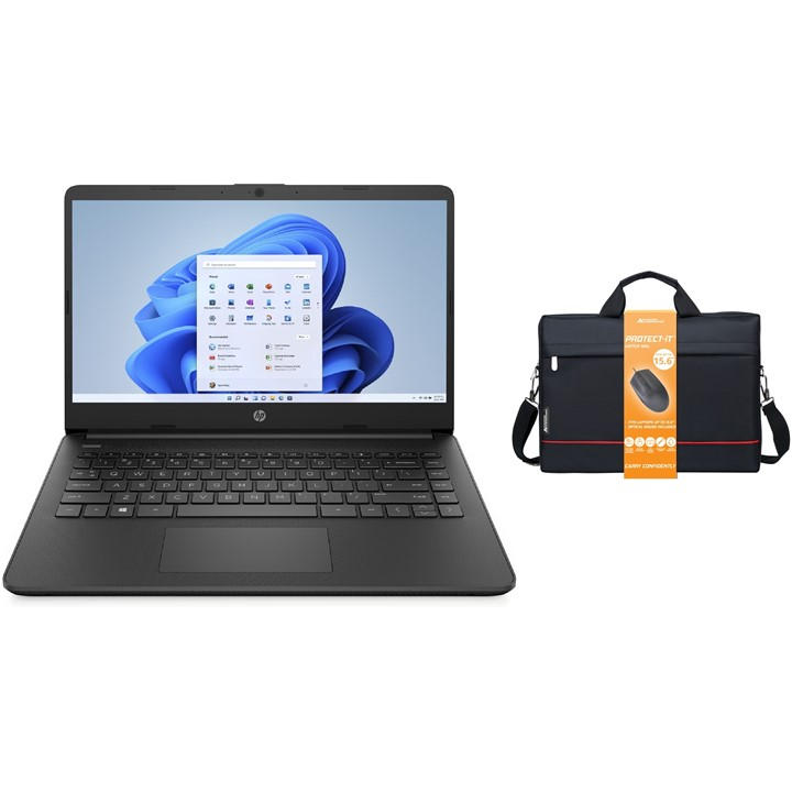 Hp 14 Laptop - Celeron 4Gb 128Gb Win 11 Bundle