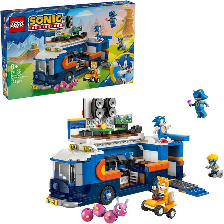 Lego Boys Lego® Sonic The Hedgehog™ 77006 Team Sonic Command Truck Toy Gaming Merch - Image 7