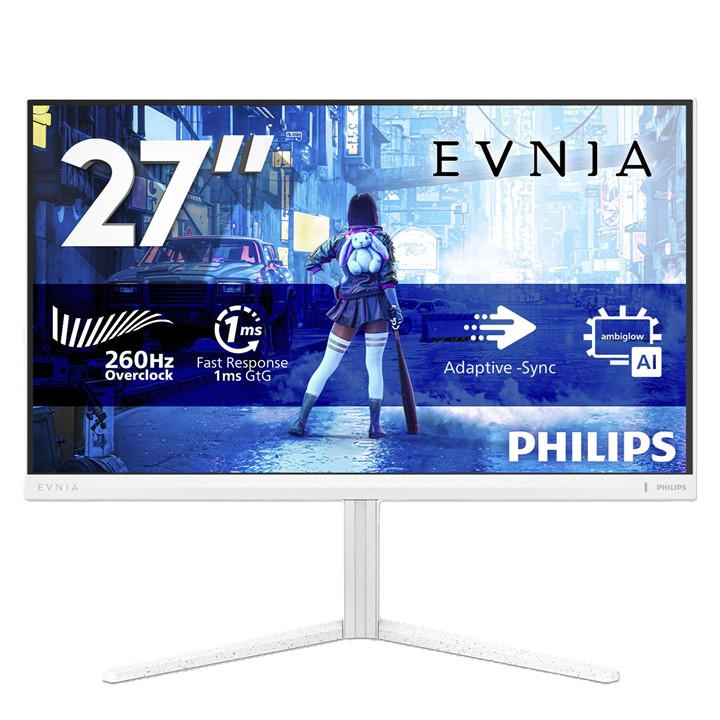 Philips Light Evnia 27M2n5201p 27 Inch Fast Ips Fhd 240Hz (260Hz Oc) Amibiglow Gaming Monitor - Image 6