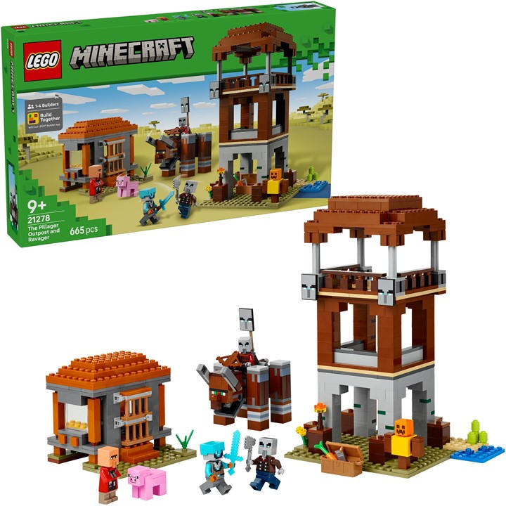 LEGO Minecraft 21278 The Pillager Outpost and Ravager 665 Pcs Ages 9+ Brand New - Image 10