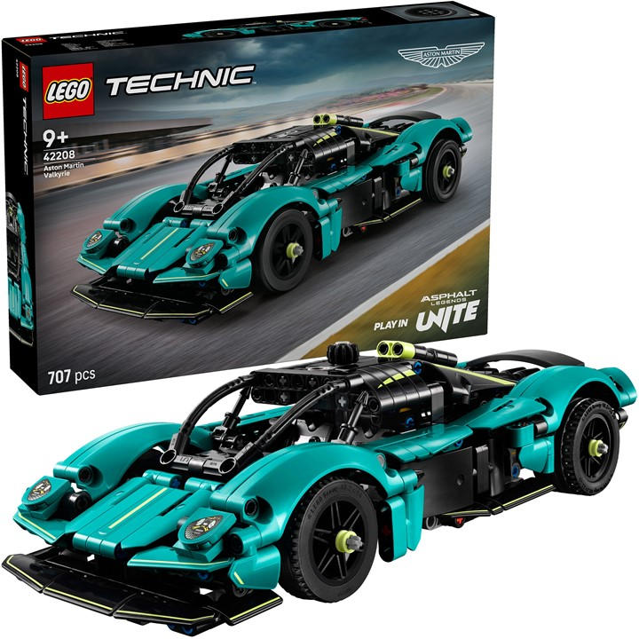 Lego Boys Lego® Technic Aston Martin Valkyrie Buildable Car Model Kit 42208, Sports Direct - Image 9