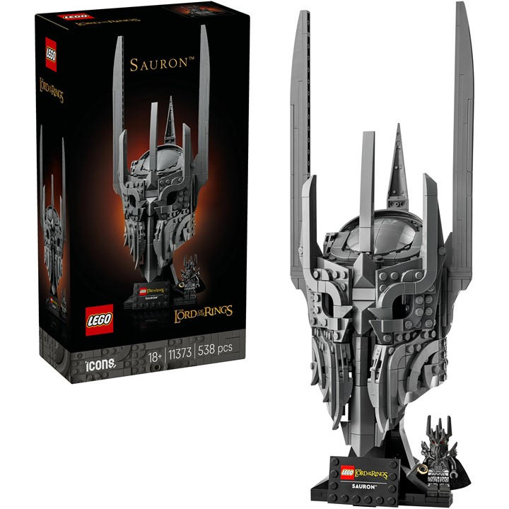 Lego Unisex Black Icons The Lord Of The Rings: Sauron's Helmet 11373 - Image 10