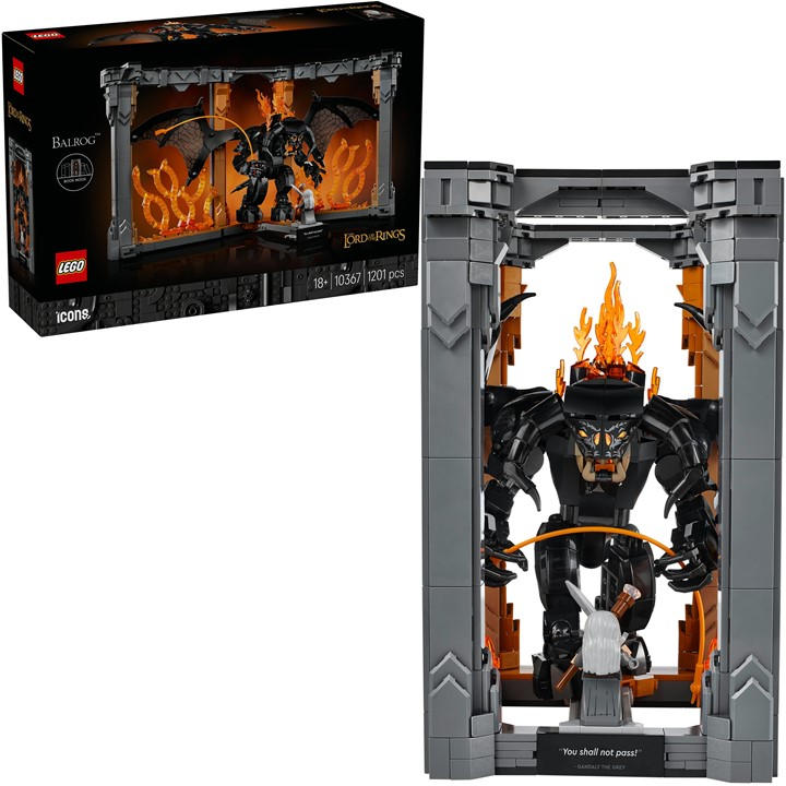 Lego Icons The Lord Of The Rings: Balrog Book Nook 10367 - Image 8