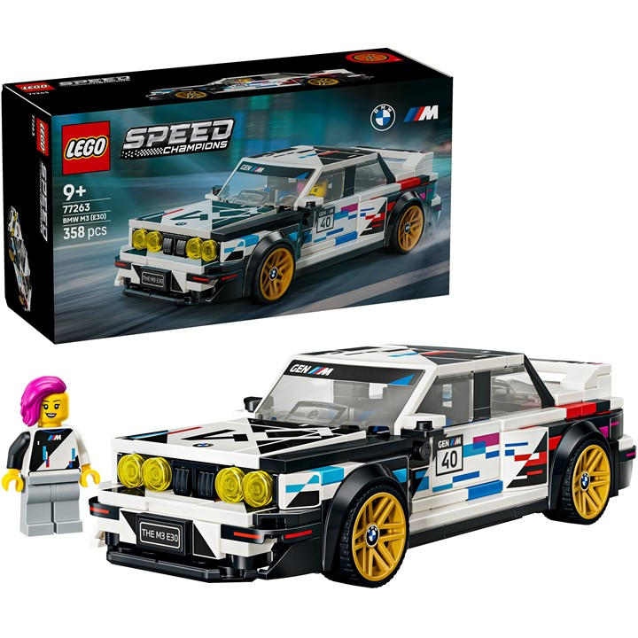 Lego Speed Champions Bmw M3 (E30) Toy Car Set 77263 - Image 20