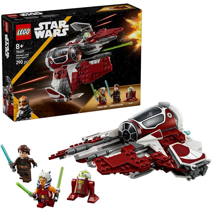 Lego Boys Star Wars Ahsoka’s Jedi Interceptor Set 75401