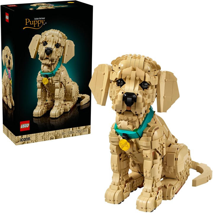 Lego Women's Icons Golden Retriever Puppy - Animal Figure 11384 64 Multi - Image 8