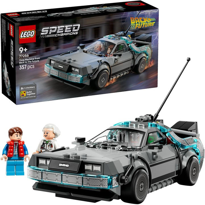 Lego Unisex Orange/Brown Speed Champions Time Machine From Back To The Future 77256 - Image 38