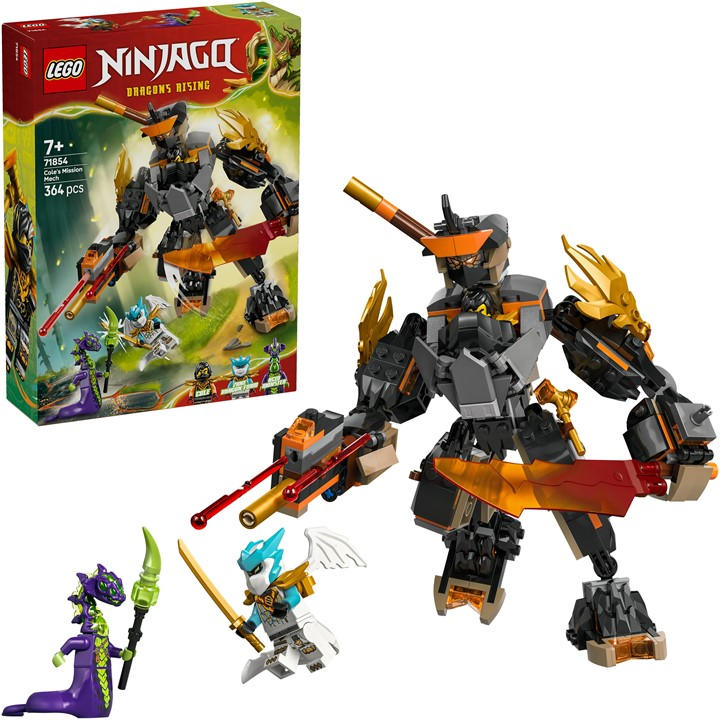 Lego Ninjago 71854 Coles Mission Mech And Dragon Zane - Image 8