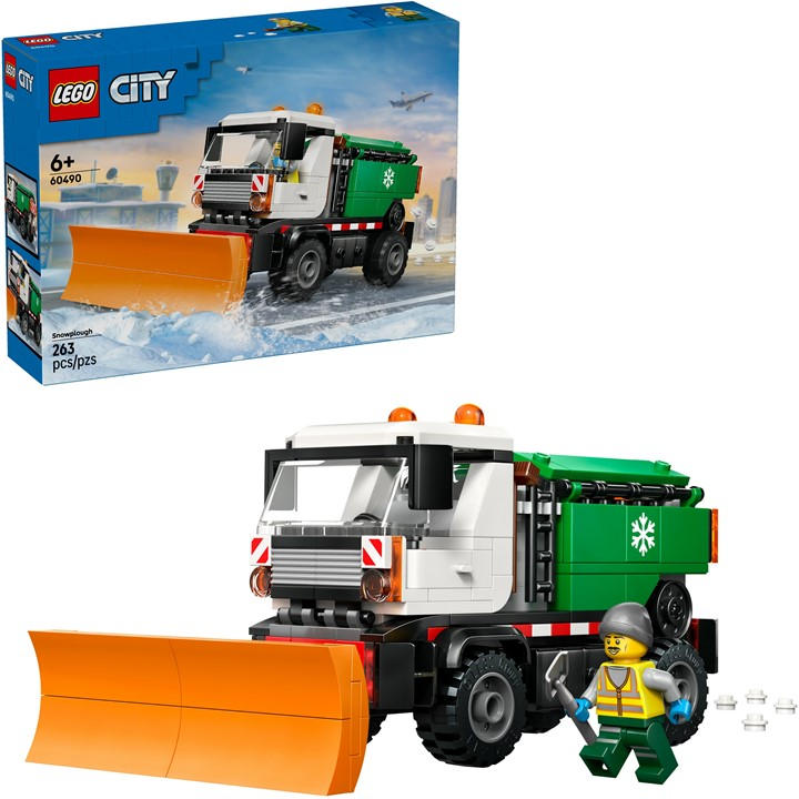 Lego CITY 60490 Snowplow - Image 8